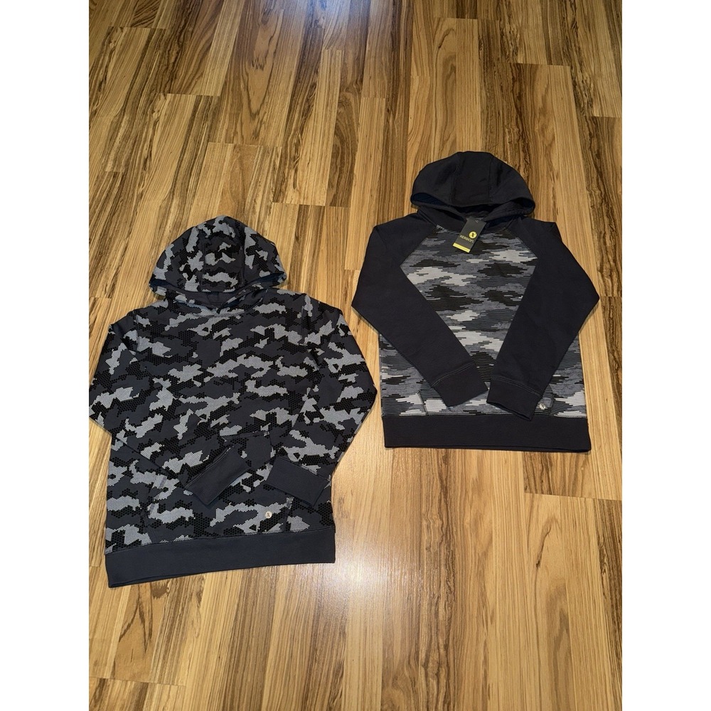 Xersion NEW Boys Large 10/12 Pullover‎ Cotton Hoodie Sweatshirt Camo Lot